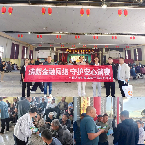 中国人寿财险包头市中心支公司开展 金融教育宣传“进乡村”活动