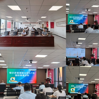 中国人寿财险鄂尔多斯市中心支公司理赔客服分中心召开7月理赔月度分析会